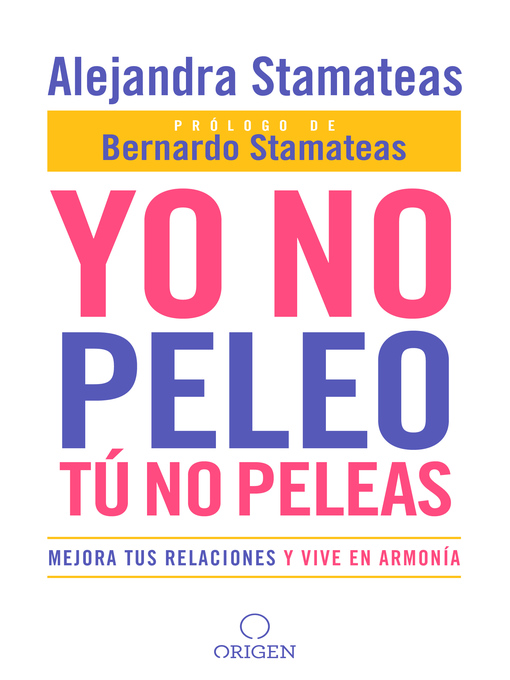 Title details for Yo no peleo, tú no peleas by Alejandra Stamateas - Wait list